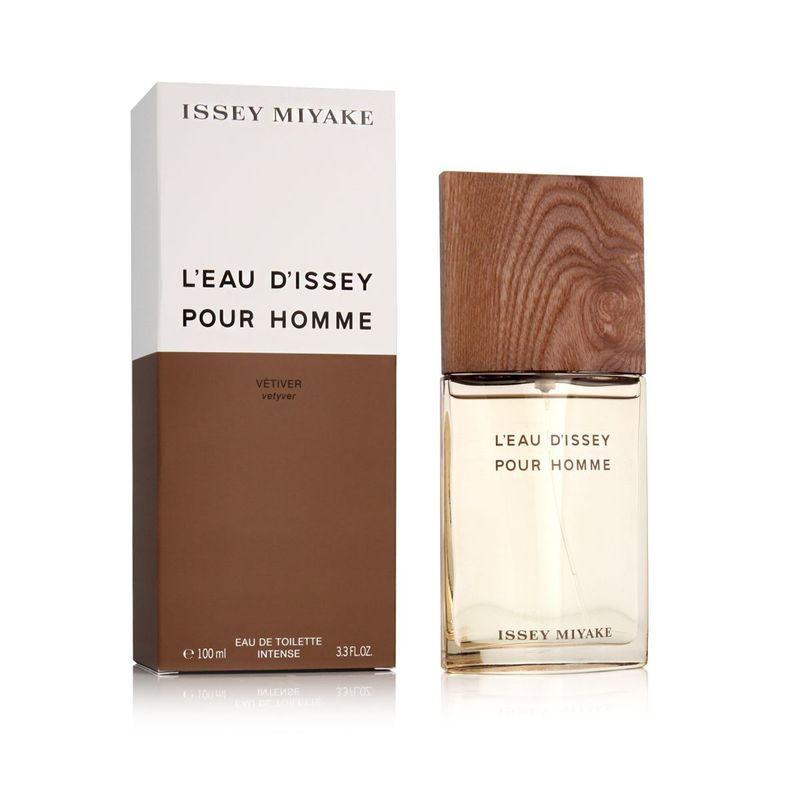 Issey Miyake L’Eau d’Issey Pour Homme Vetiver Eau de Toilette 100 ml – Fraîcheur Boisée et Vétiver Naturel
