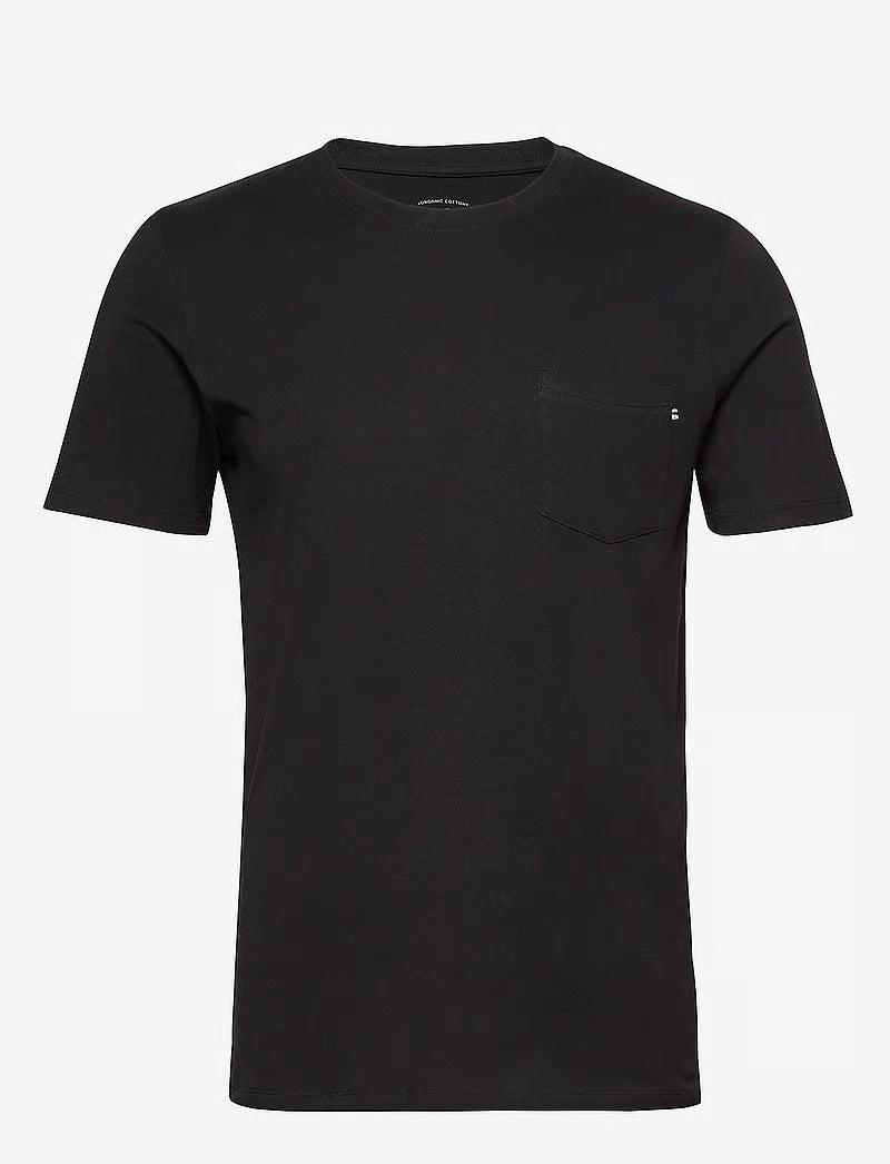 Jack & Jones JJEPOCKET TEE SS O-NECK - T-Shirts Homme Taille S Noir