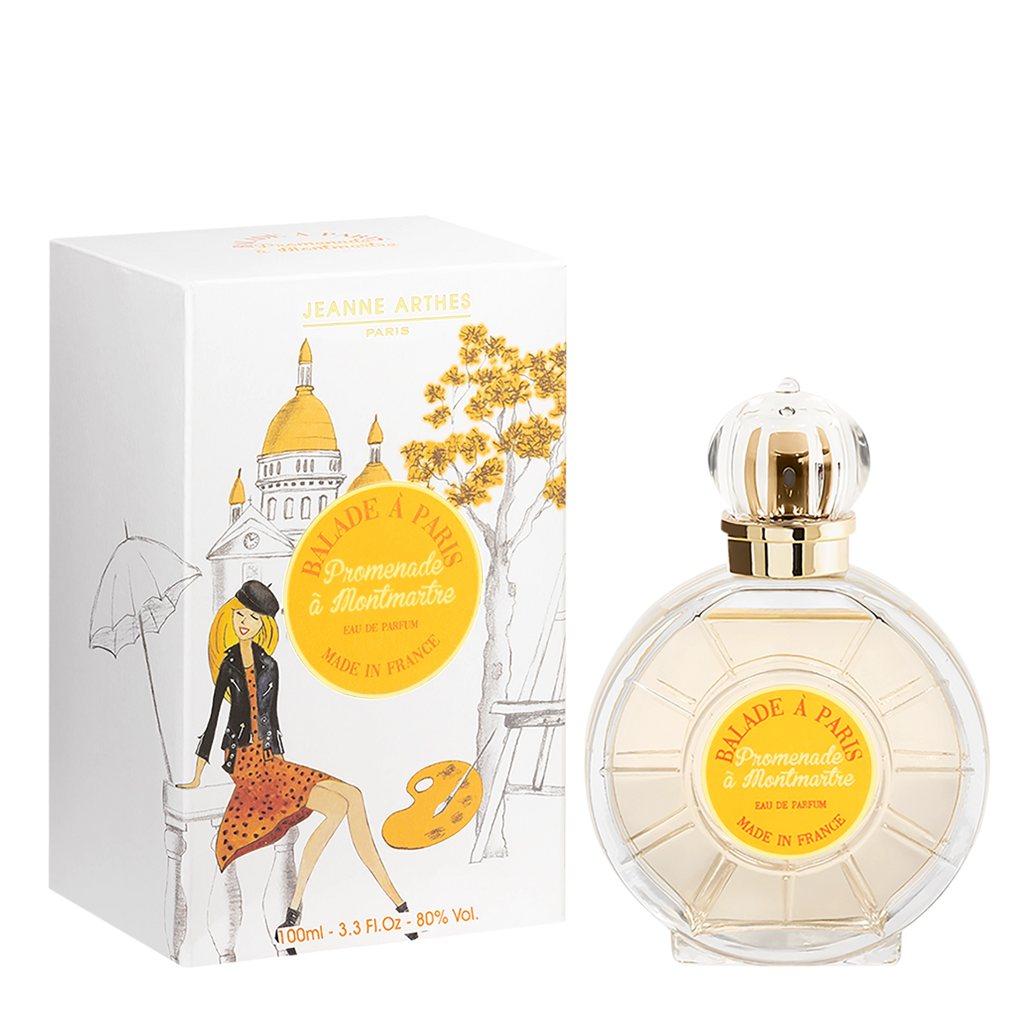 Jeanne Arthes Balade à Paris Promenade à Montmartre Eau De Parfum 100ml Femme