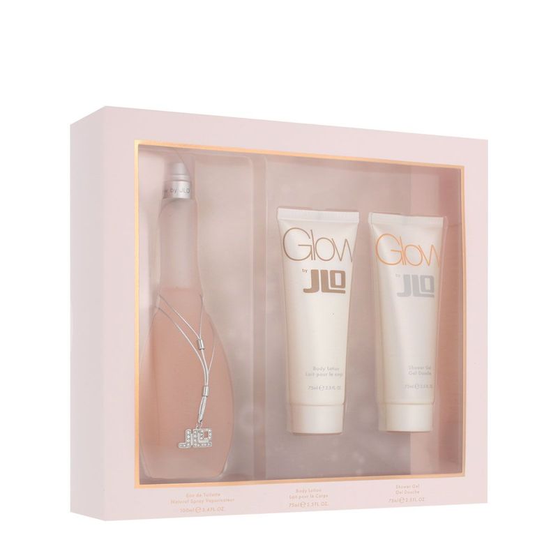 Jennifer Lopez Glow Eau de Toilette 100ml + Gel douche 75ml + Lait corps 75ml Femme
