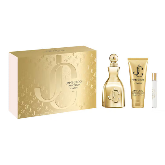 Jimmy Choo I Want Choo Le Parfum Coffret Femme 100 ml + Miniature 7,5 ml + Lait Corps 100 ml
