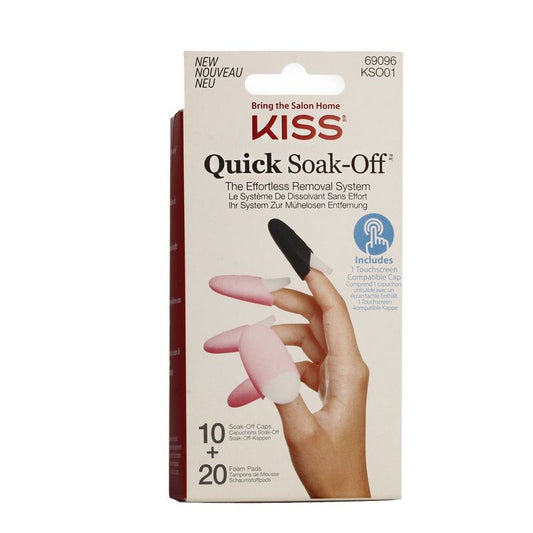 KISS Quick Soak Off Le Système De Dissolvant pour les ongles artificiels