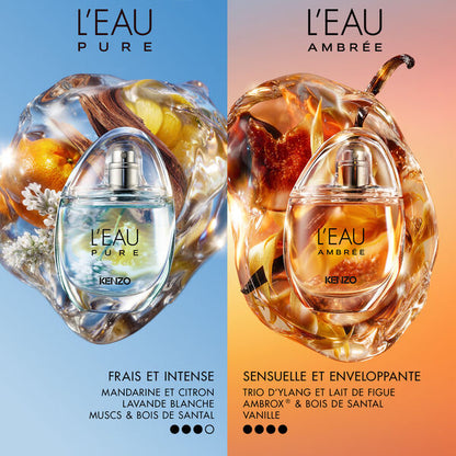 Kenzo L'Eau Pure Eau de Parfum 50 ml Unisexe – Fraîcheur Aquatique Pure et Élégante