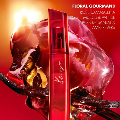 Kenzo Le Rouge Flower Eau de Parfum 30 ml Femme – Parfum Floral Gourmand Élégant
