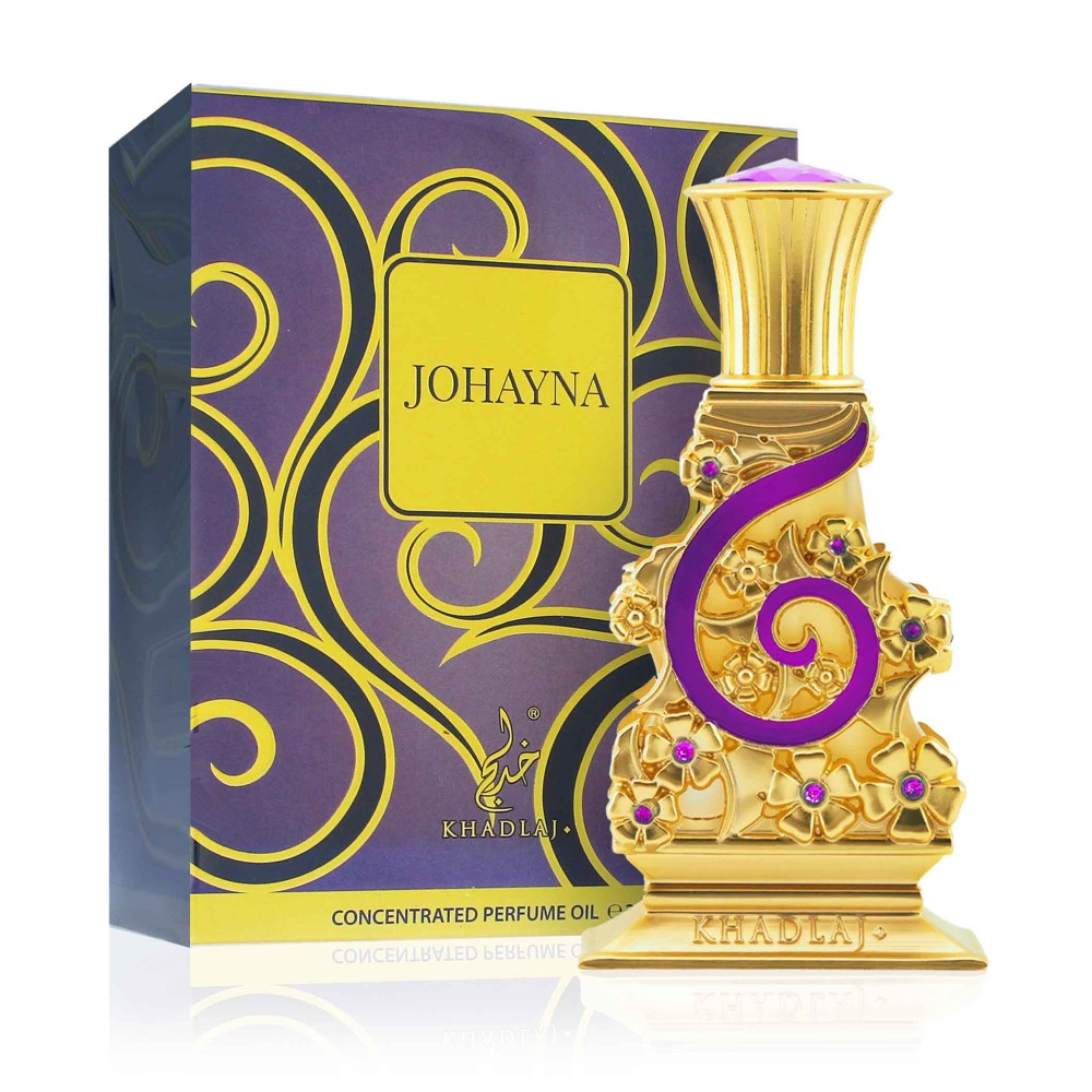 Khadlaj Johayna Purple huile parfumée unisexe 20 ml