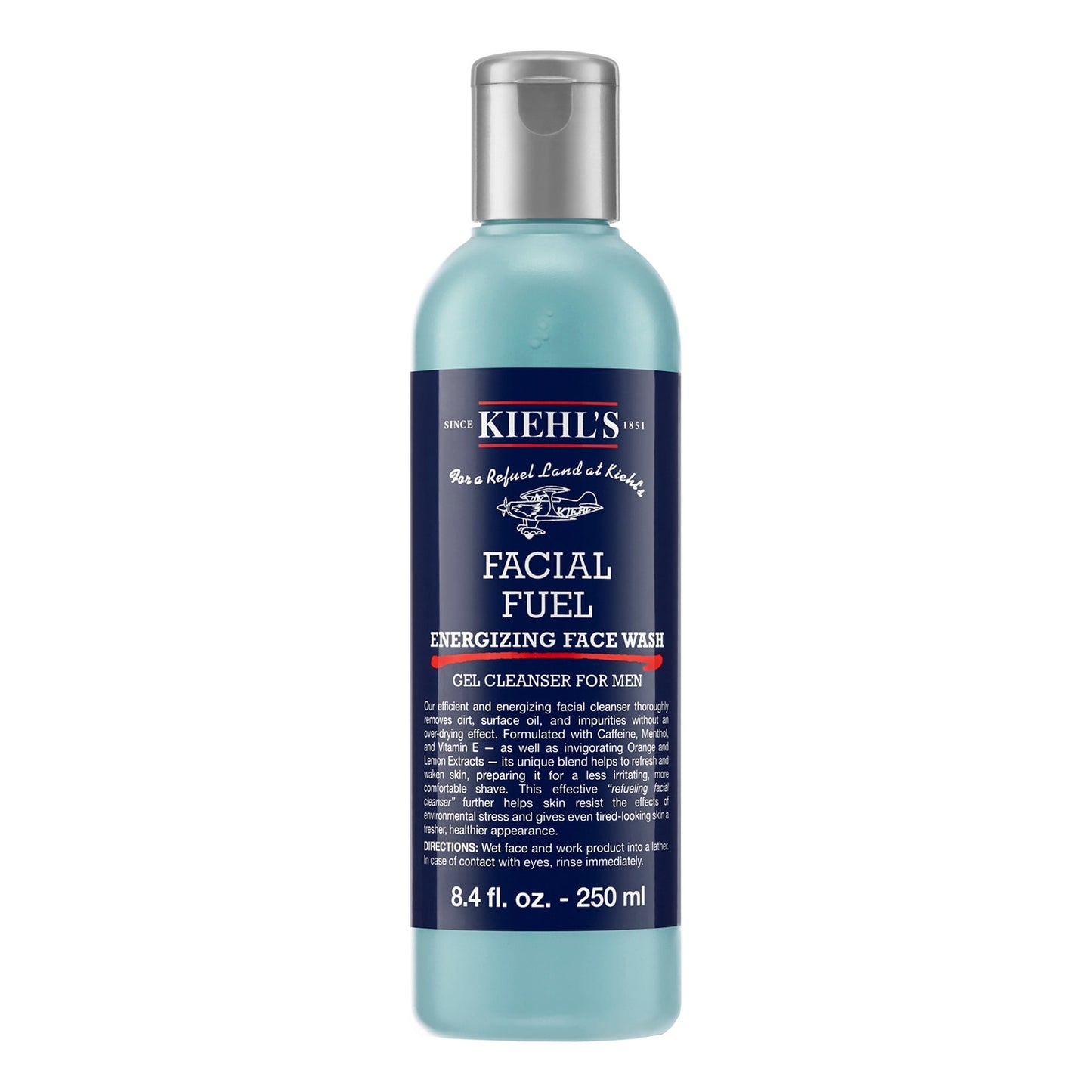 Kiehl's Facial Fuel Nettoyant Visage Énergisant Homme 250 ml
