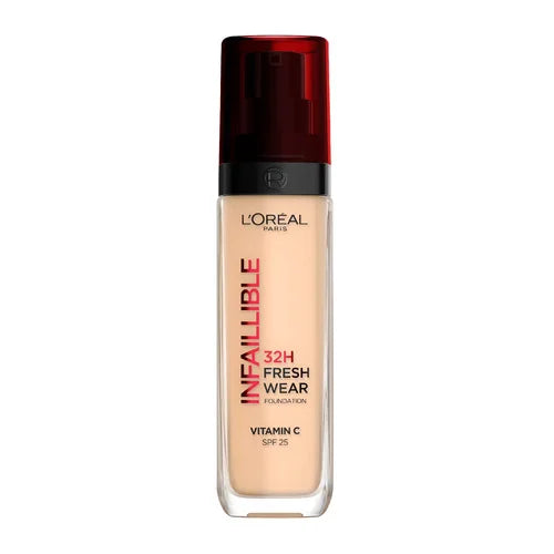 L'Oréal Paris Infaillible 32H Fresh Wear Fond de teint (100 Linen) SPF 25 30ml
