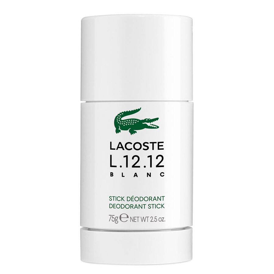 Lacoste L.12.12 Blanc Déodorant Stick 75 g Homme : fraîcheur élégante et protection longue durée
