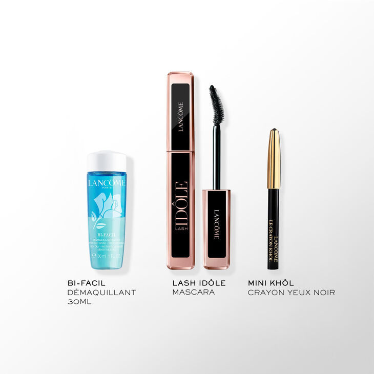 Lancôme Coffret Lash Idôle Mascara, Bi-Facil & Crayon Khôl