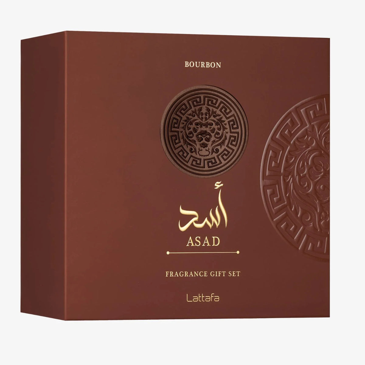 Lattafa Asad Bourbon Eau de Parfum 100 ml + EDP 12 ml + Gel douche 100 ml Homme