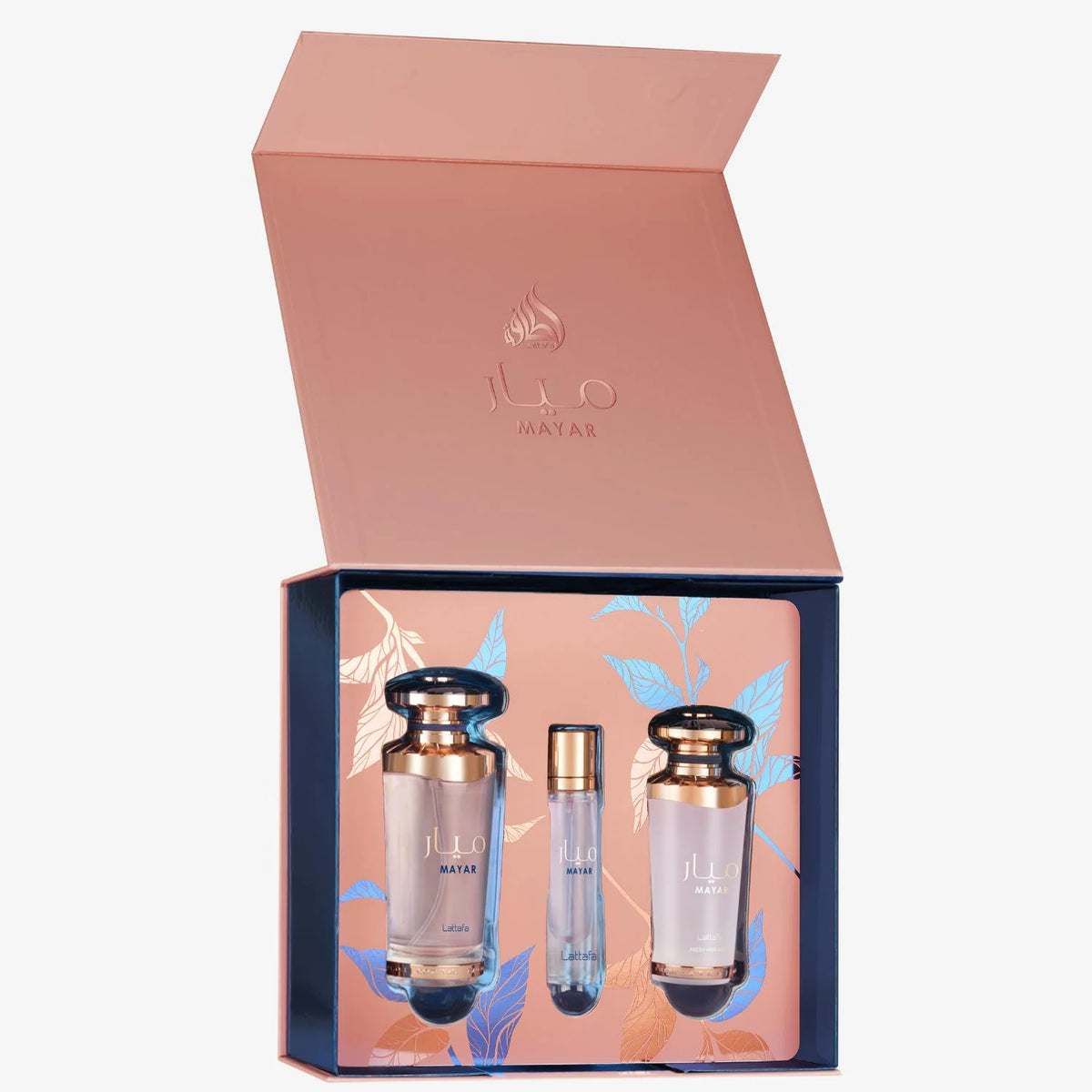 Lattafa Mayar Eau de Parfum 100 ml + EDP 12 ml + parfum pour cheveux 50 ml Femme