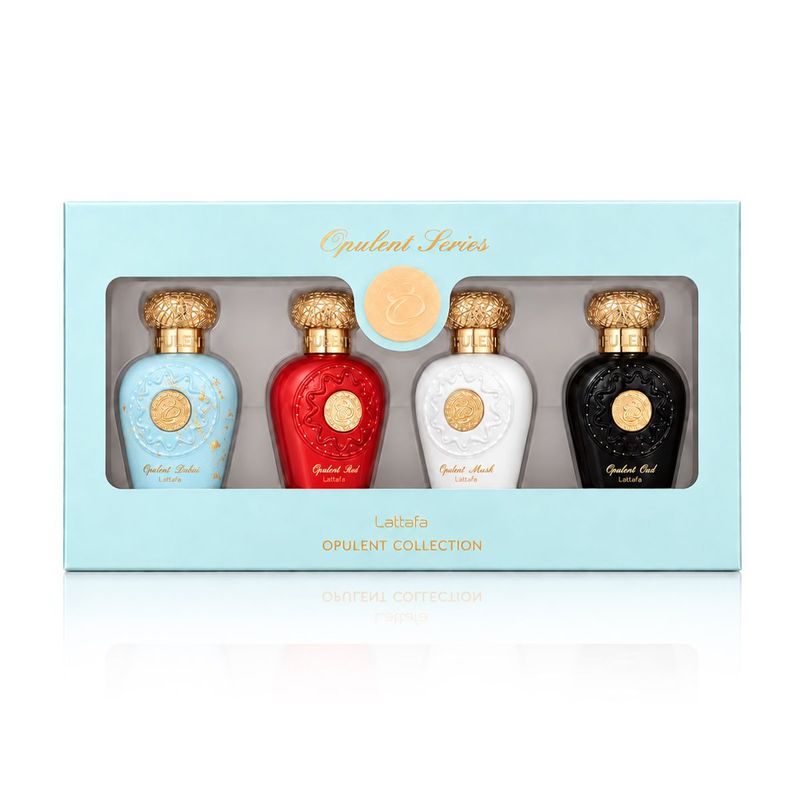 Lattafa Opulent Collection Eau de Parfum Unisexe – Coffret 4 × 25 ml