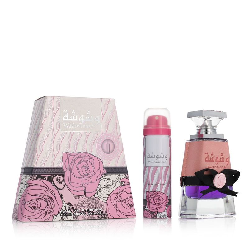 Lattafa Washwashah Eau de Parfum 100 ml + Déodorant Spray 75 ml Femme