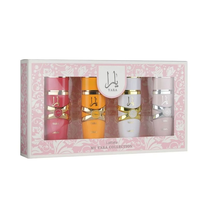 Lattafa Yara Collection Miniature Set Eau de Parfum 4 x 25 ml Femme