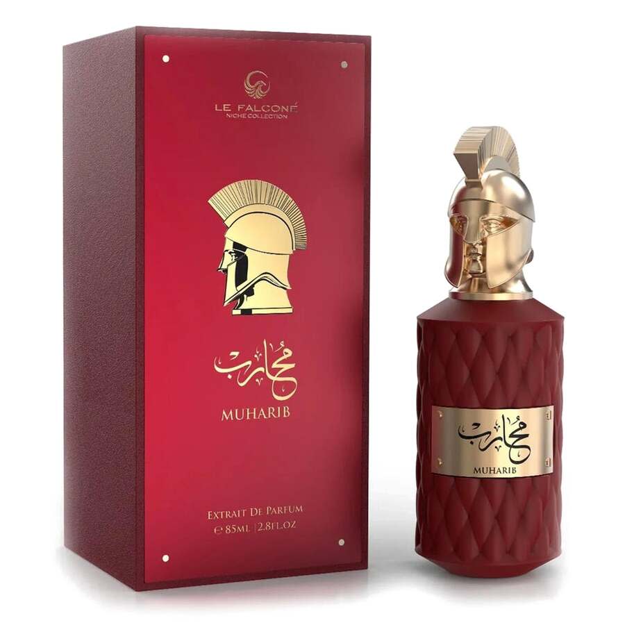 Le Falcone Muharib Extrait de Parfum Homme 85 ml – Parfum Boisé Épicé Longue Tenue