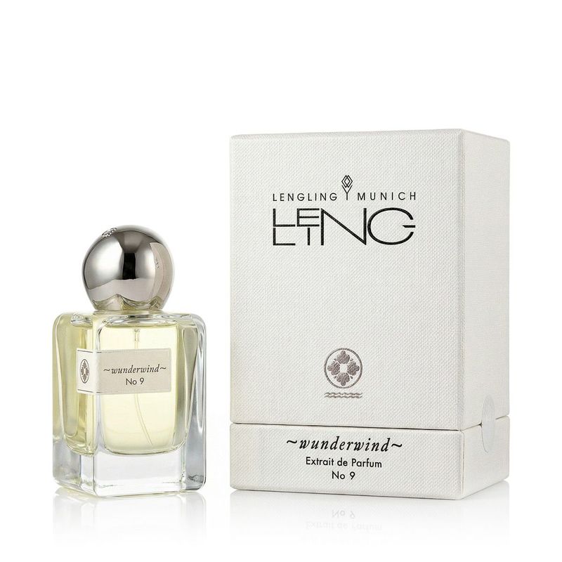 Lengling Munich Wunderwind No. 9 Parfum 50 ml (Unisexe) – Extrait de Parfum Marin, Aromatique & Exclusif