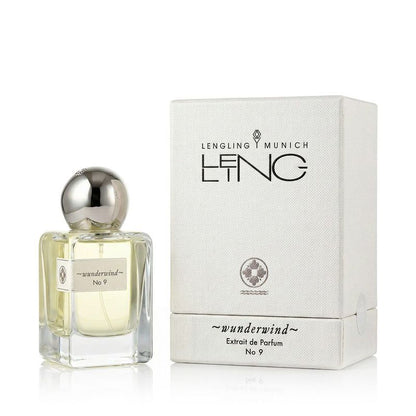 Lengling Munich Wunderwind No. 9 Parfum 50 ml (Unisexe) – Extrait de Parfum Marin, Aromatique & Exclusif