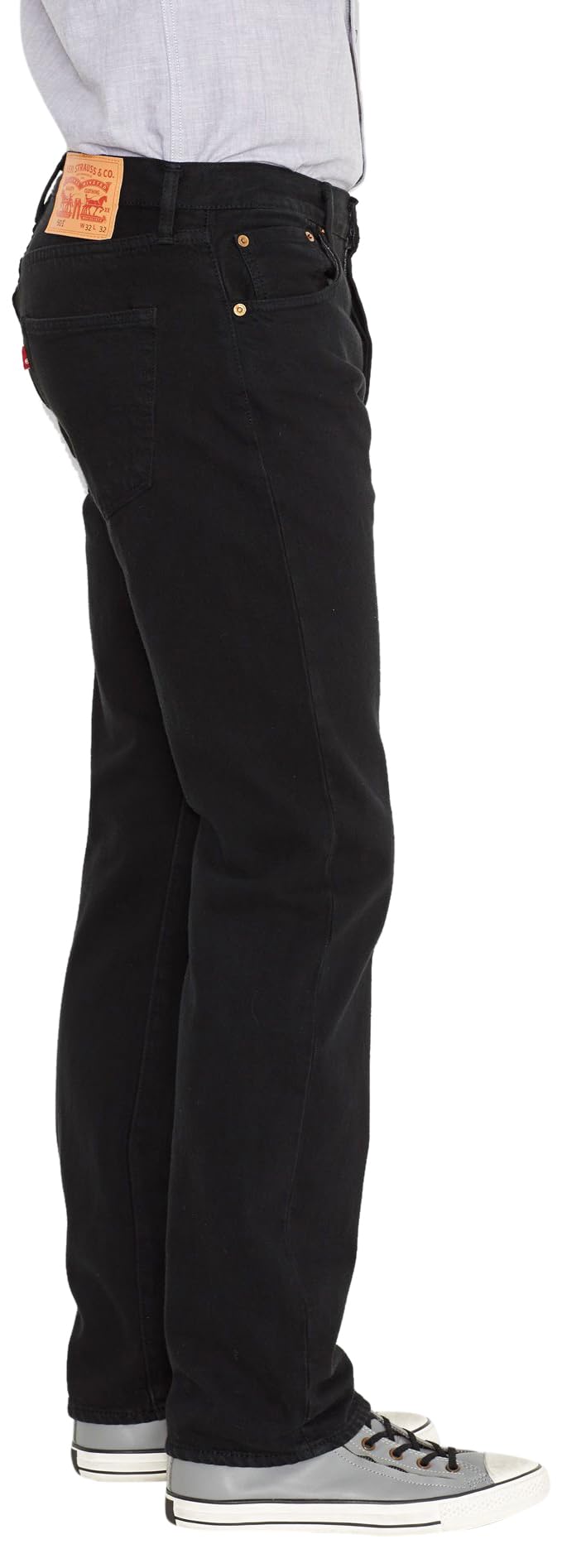 Levi's 501 Original Jean noir pour homme Taille 30W / 34L