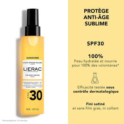 Lierac Sunissime L’Huile Soyeuse Solaire SPF30 150 ml