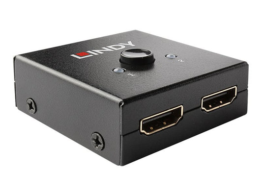 Lindy 2 Port HDMI 18G Bi-Directional Switch - Commutateur vidéo/audio - 38336 LINDY