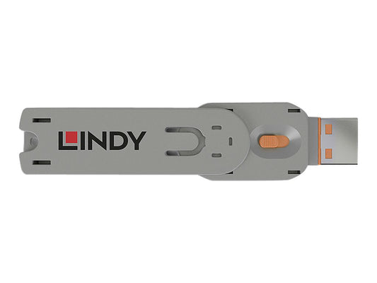 Lindy USB Type A Port Blocker Key - Bloqueur de port USB - 40623 LINDY
