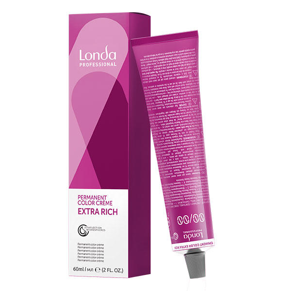 Londa Professional Permanent Color Crème Coloración permanente para el cabello extra rica (7/16 Tono violeta empolvado) 60 ml