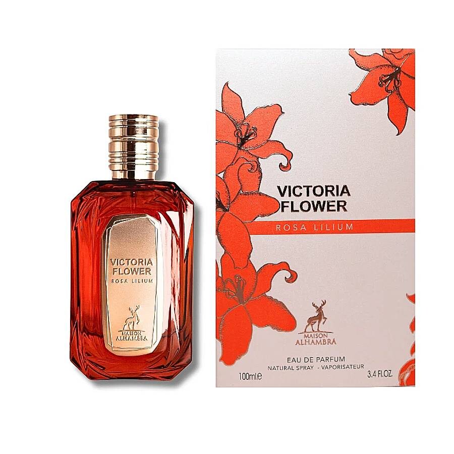 Maison Alhambra Victoria Flower Rosa Lilium Eau de Parfum Femme 100ml