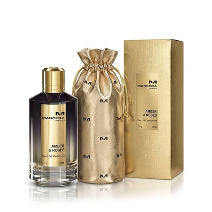 Mancera Paris Amber & Roses Eau de Parfum 120 ml Unisexe – Rose Orientale & Ambre Sensuel