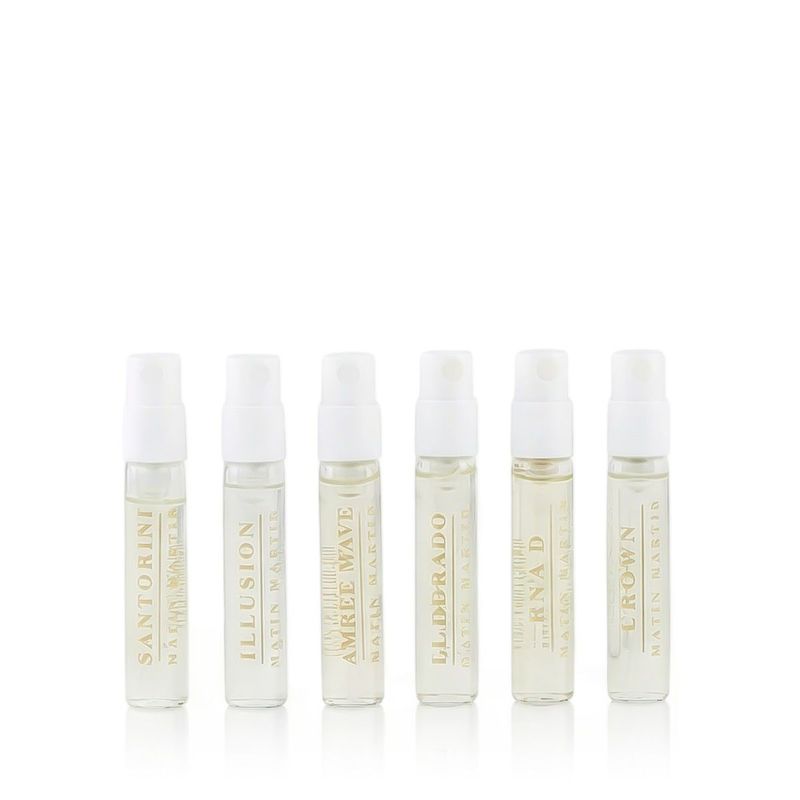 Matin Martin Discovery Set Eau de Parfum 6 x 2 ml Femme : Coffret Découverte de Parfums Élégants et Raffinés