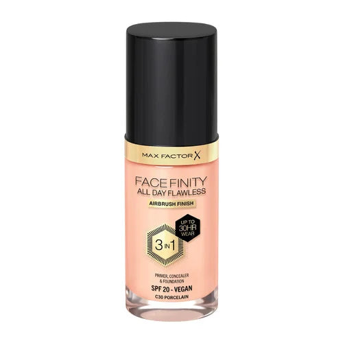 Max Factor Face Finity All Day Flawless 3in1 fond de teint SPF 20 (C30 Porcelain) 30ml