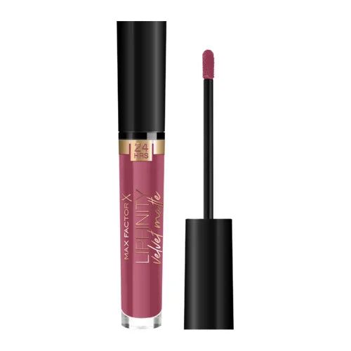 Max Factor Lipfinity Velvet Matte Rouge à lèvres liquide mat (005 Merlot) 4 ml