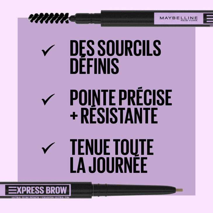 Maybelline Express Brow Ultra Slim Pencil (Deep Brown) 9 g