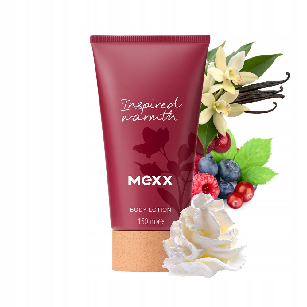 Mexx Inspired Warmth Women Lait Corporel 150 ml Femme – Hydratation et Sillage Chaleureux