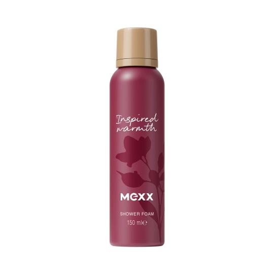 Mexx Inspired Warmth Women Mousse de Douche 150 ml Femme – Douceur Parfumée & Sensation Cocooning