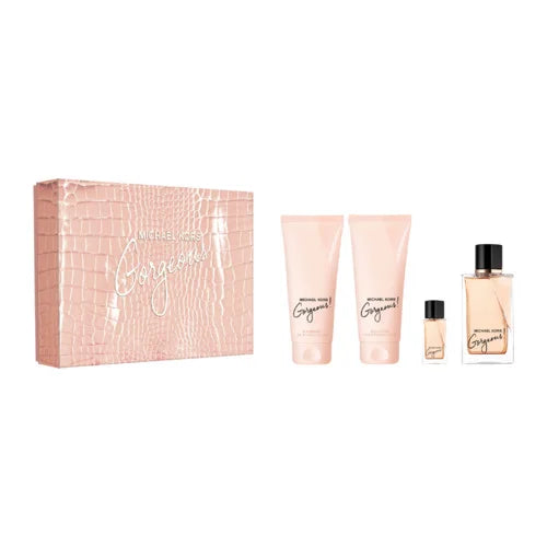 Michael Kors Gorgeous! Eau de Parfum 100ml + EDP 5ml + Gel douche 100ml + Lait corps 100ml Femme | Belladiscount