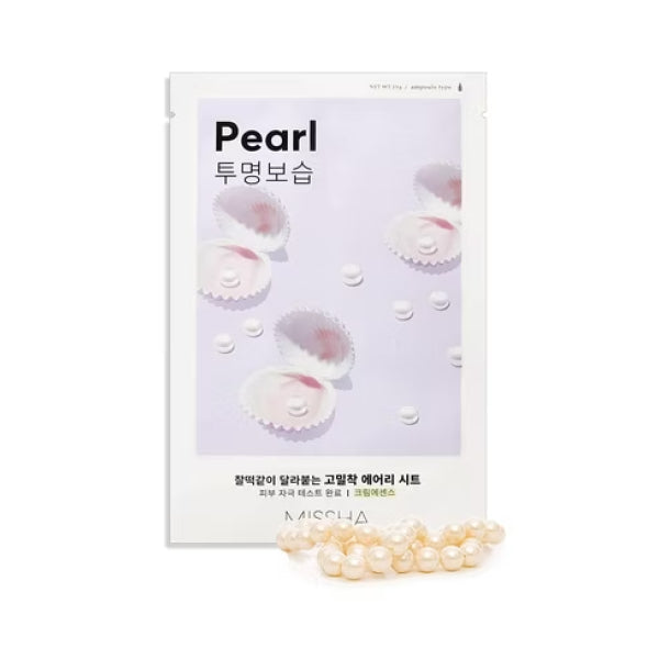 Mascarilla facial Missha Airy Fit Sheet Mask Pearl de 19 g