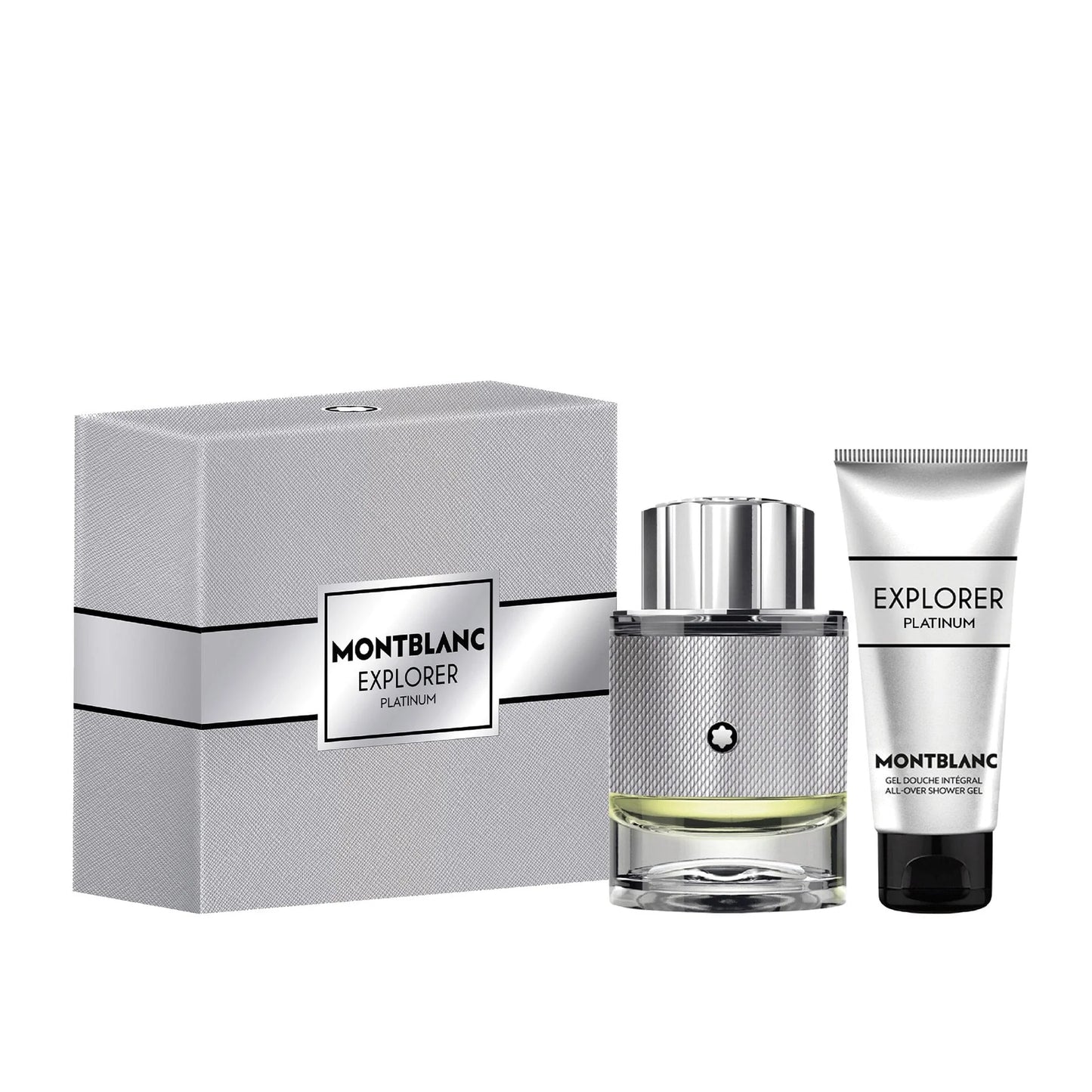 Mont Blanc Explorer Platinum Eau de Parfum 60 ml + Gel Douche 100 ml Homme | Coffret Parfum