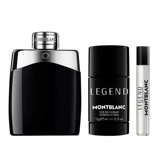Mont Blanc Legend for Men Eau De Toilette 100 ml + EDT MINI 7.5 ml + Deodorant Stick 75 g Homme