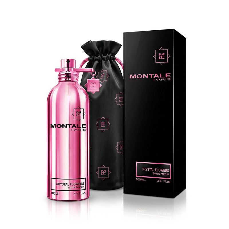 Montale Paris Crystal Flowers Eau de Parfum 100 ml Unisexe – Rose Cristalline, Musc Blanc & Élégance Florale