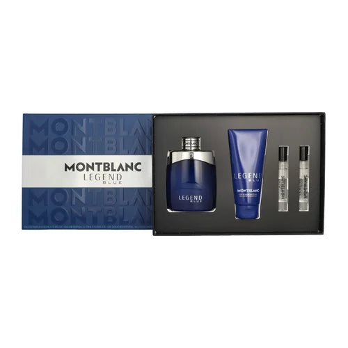 Montblanc Legend Blue Coffret Eau de Parfum Homme 100 ml + Gel Douche 100 ml + 2 x 7,5 ml