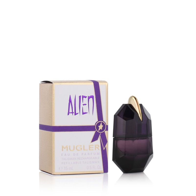 Mugler Alien Eau de Parfum Rechargeable 15 ml Femme – Parfum Floral Boisé Ambré