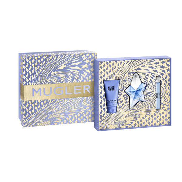 Mugler Angel Coffret Eau de Parfum Rechargeable 50 ml + EDP 10 ml + Lait Corps 50 ml Femme