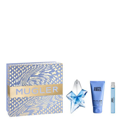 Mugler Angel Coffret Eau de Parfum Rechargeable 50 ml + EDP 10 ml + Lait Corps 50 ml Femme
