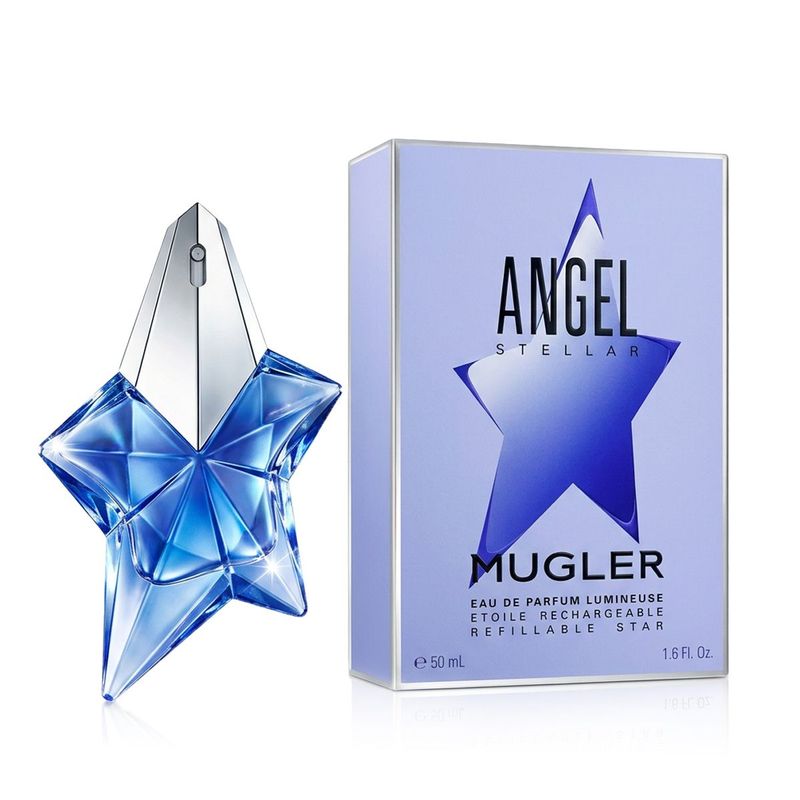 Mugler Angel Stellar Eau de Parfum Rechargeable 50 ml Femme – Parfum Floral Ambré Gourmand