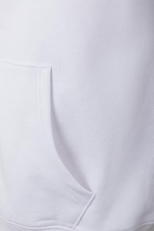 Mukua SF270U Sweat à capuche zippé, blanc, taille M unisexe adulte