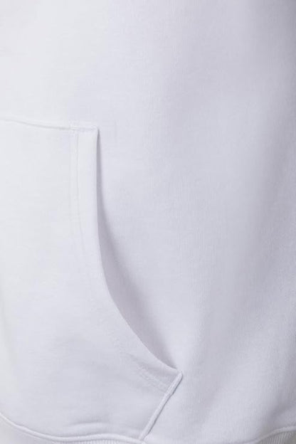 Mukua SF270U Sweat à capuche zippé, blanc, taille M unisexe adulte