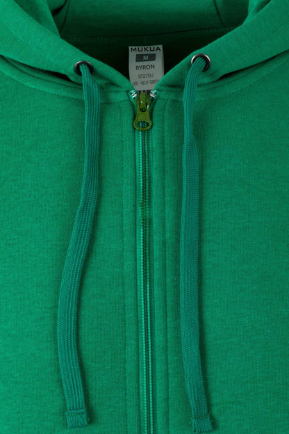 Mukua SF270U Sweat à capuche zippé, vert Kelly, taille S unisexe adulte