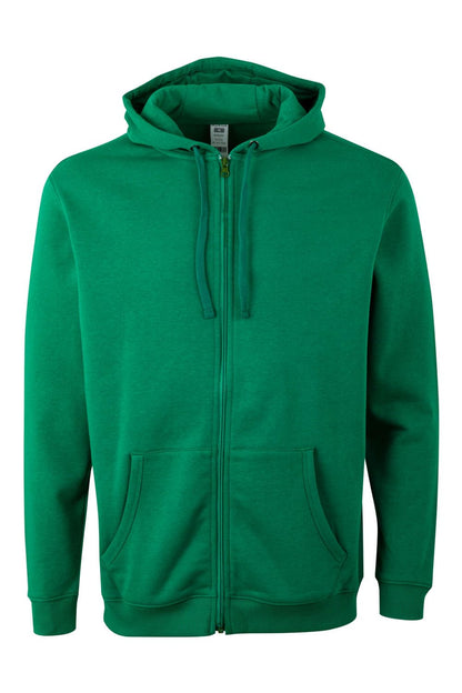 Mukua SF270U Sweat à capuche zippé, vert Kelly, taille S unisexe adulte