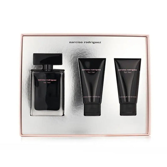 Narciso Rodriguez For Her EDT 50 ml + Gel Douche 50 ml + Lait Corps 50 ml Femme Narciso Rodriguez