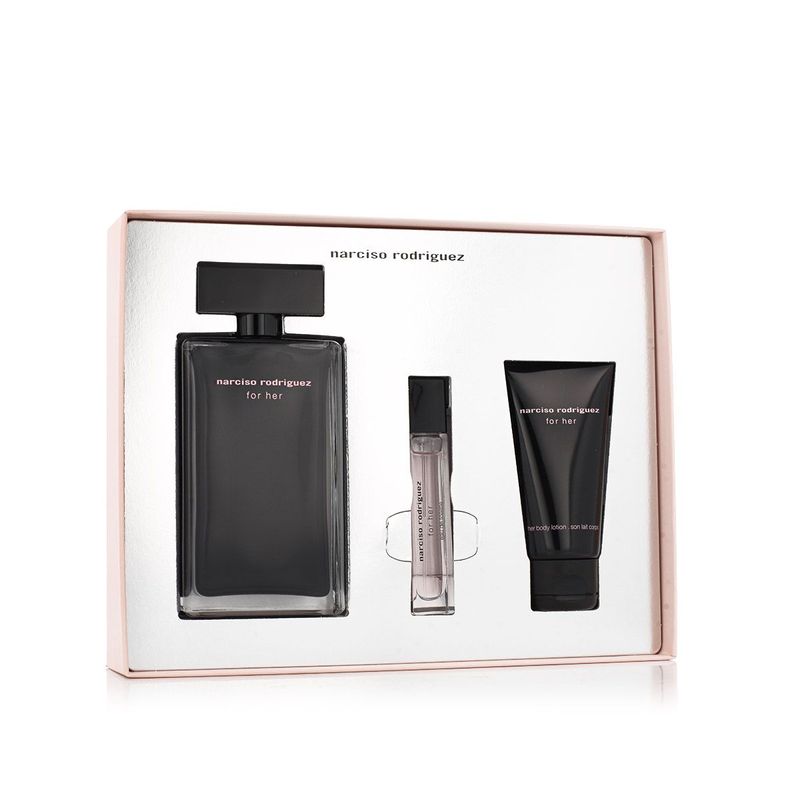 Narciso Rodríguez For Her Eau de Toilette 100 ml + EDT 10 ml + Loción corporal 50 ml